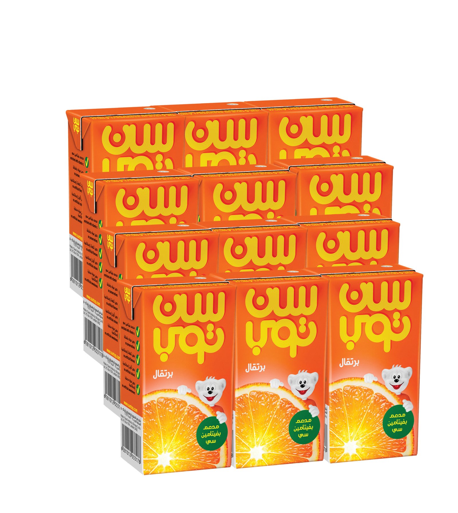 سن توب برتقال 125 مل عدد 12