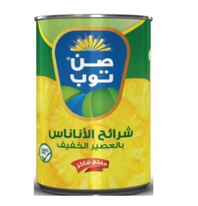 شرائح الأناناس صن توب 340 غرام ضمن فئة فواكه معلبة