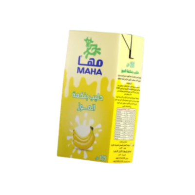 مها حليب بنكهة الموز، 6 × 125 مل