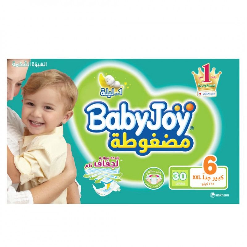 بيبي جوي، 6، جونيور XXL، 30 حفاظة