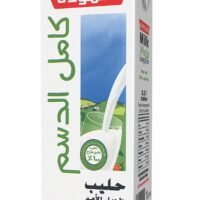 حموده حليب كامل الدسم، 1 لتر