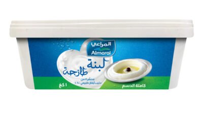 المراعي لبنة كاملة الدسم 1 كغم من فئة اللبن واللبنة