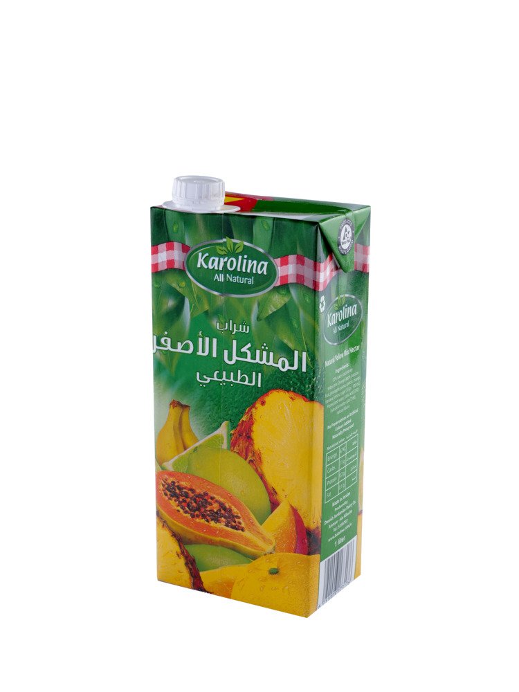 كارولينا عصير أصفر طبيعي 1 لتر