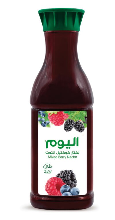 اليوم عصير توت بري مشكل طازج 1 لتر