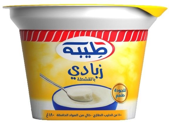 طيبة زبادي 10% دسم 180 غ من فئة اللبن واللبنة