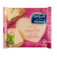 المراعي جبن شرائح خالي الدسم، 10×200 غرام من فئة الأجبان