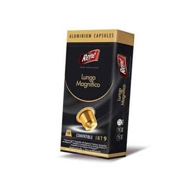 رينيه لونجو ماجنيفيكو كبسولات قهوة اسبرسو ، 10 كبسولات