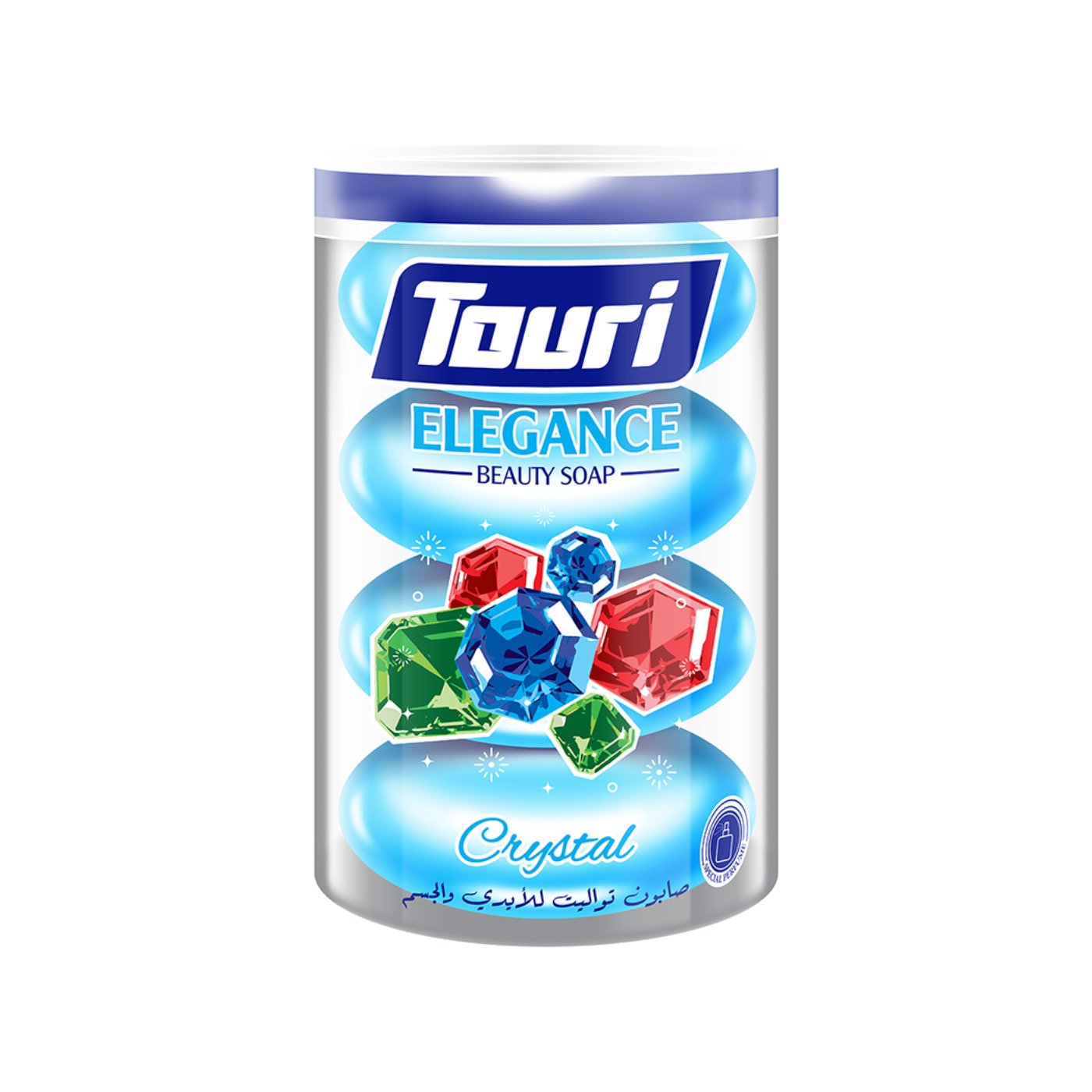 توري صابون صلب اليجانس كريستال، 100غم