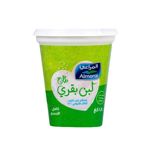 المراعي لبن طازج كامل الدسم، 1.7 كغ