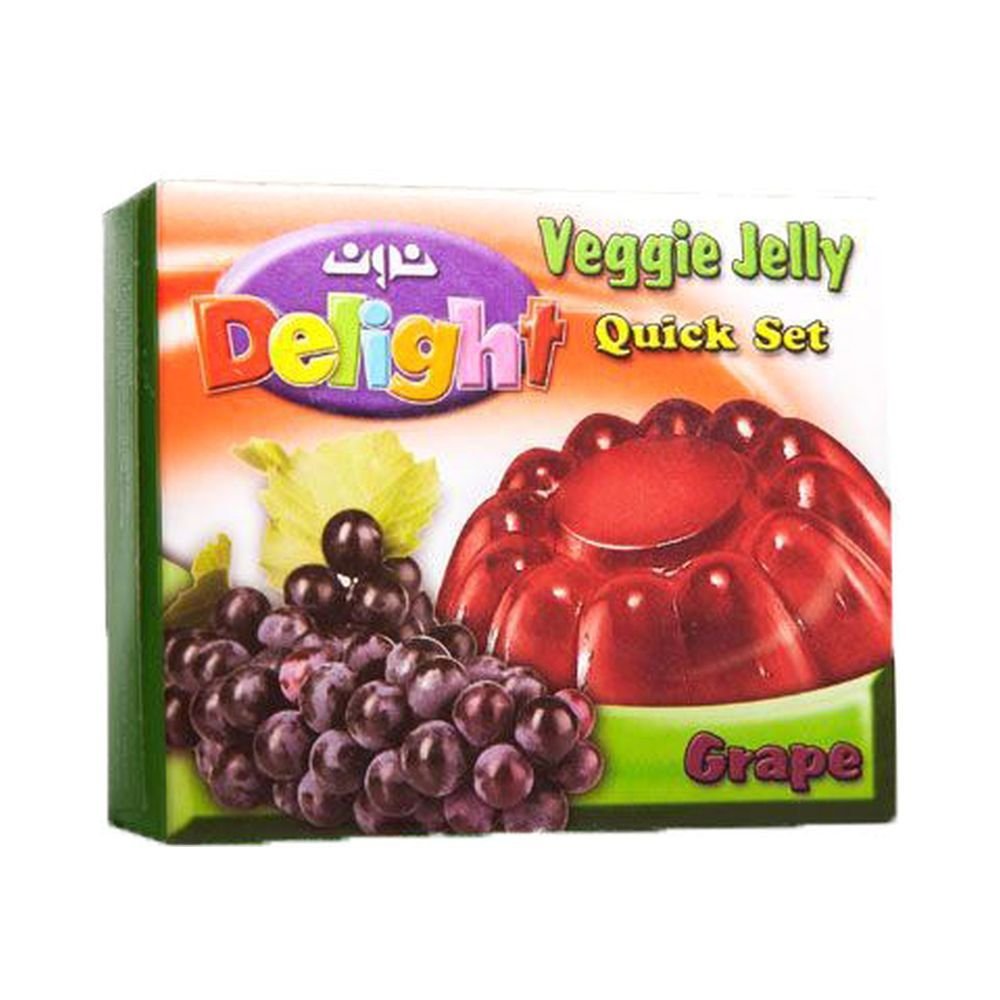 مسحوق حلوى الجيلي بالعنب النباتي