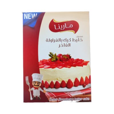 مارينا كيك مكس بودرة بنكهة الفراولة الفاخرة
