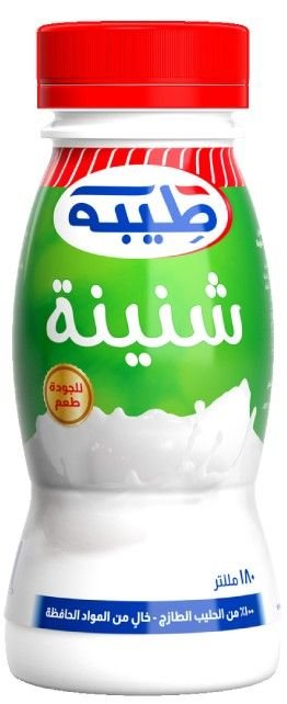 طيبة شنينة، 180 ملليتير من فئة اللبن واللبنة