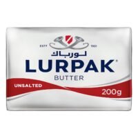 لورباك زبدة غير مملحة، 200 غرام
