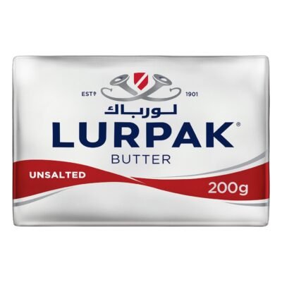 لورباك زبدة غير مملحة، 200 غرام