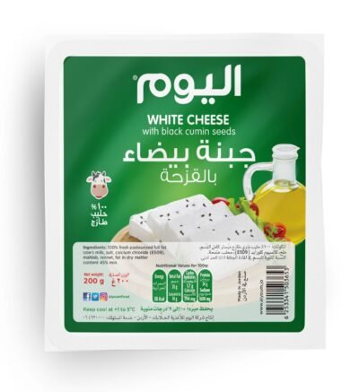 اليوم جبنة بيضاء بالقزحة 200 غ