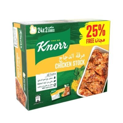 كنور مكعبات مرقة دجاج عبوة، 24 × 20 غرام
