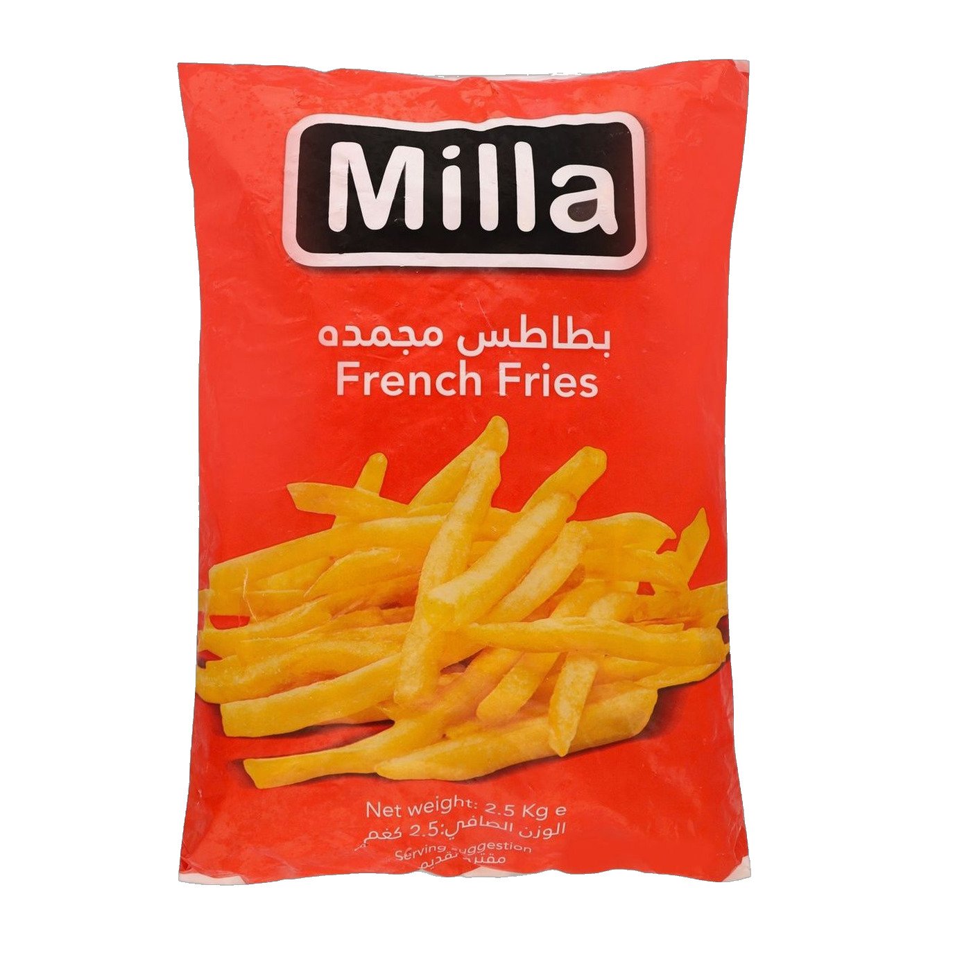 ميلا بطاطس مقلية 2. 5 كغ بطاطا مجمدة