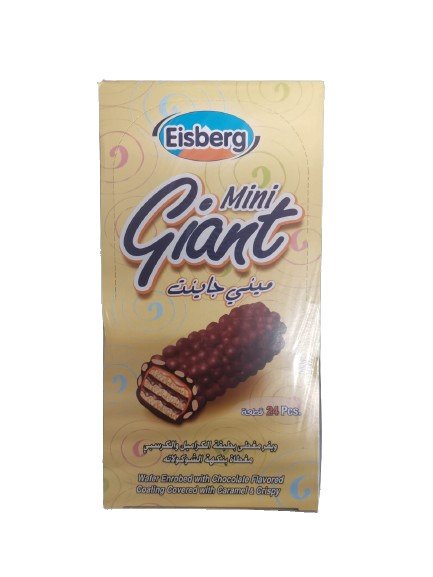 ميني جاينت ويفر كراميل ومقرمش - 25 غرام