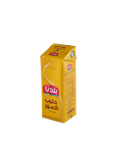 بلدنا حليب بنكهة الموز طويل الأجل، 250مل
