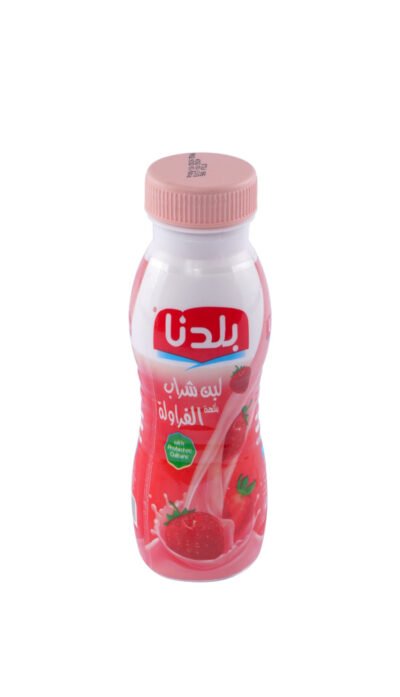 بلدنا شراب اللبن بالفراولة, 250 مل من فئة اللبن واللبنة