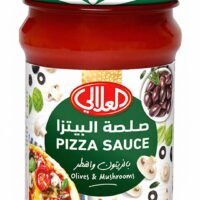 العلالي صلصة بيتزا بالزيتون والفطر، 320 غم
