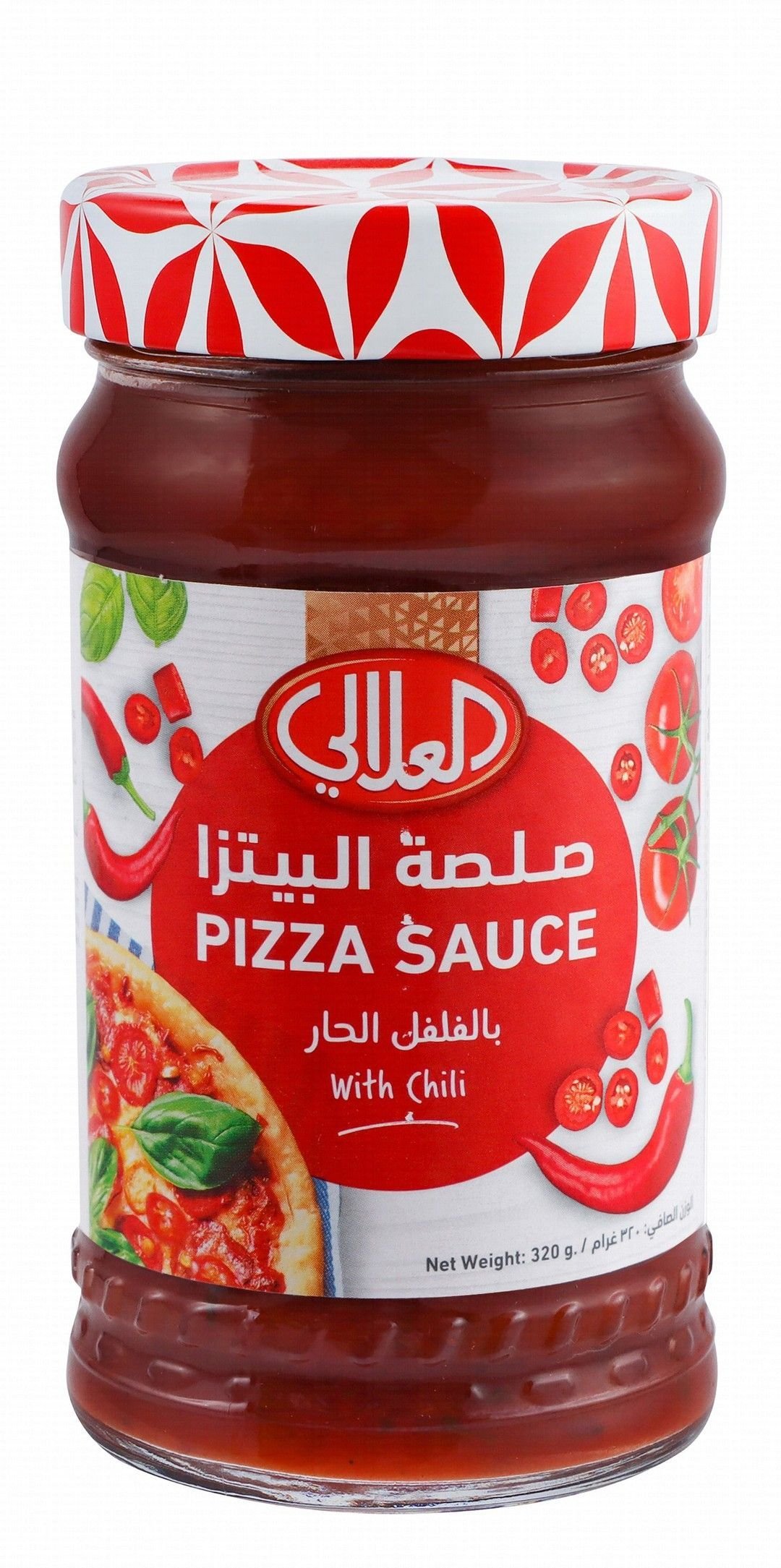 العلالي صوص بيتزا بالفلفل الحار، 320 غم
