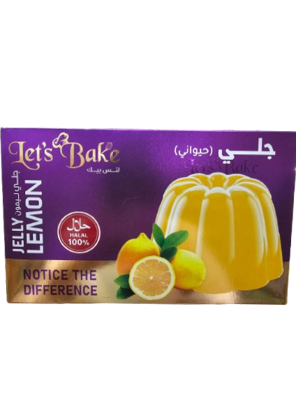 جيلي ليمون حيواني لتس بايك، 340جم