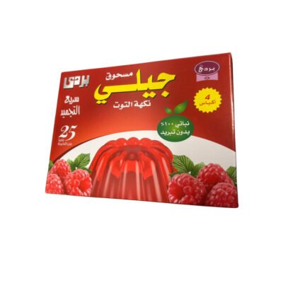 بردى أكياس مسحوق جيلي بنكهة التوت، 340 غم