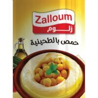 زلوم حمص بالطحينة جاهز للاكل، 400غم