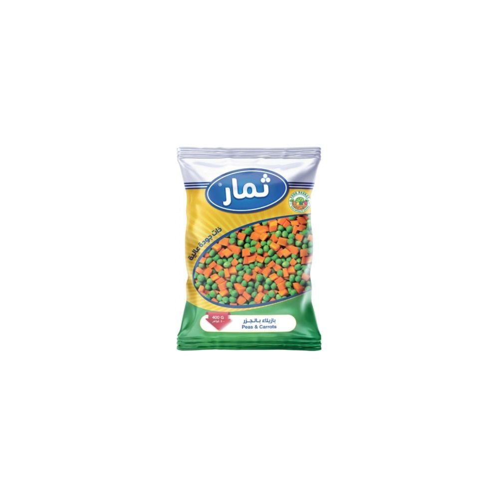 ثمار بازيلا جافه وجزر 400 غم