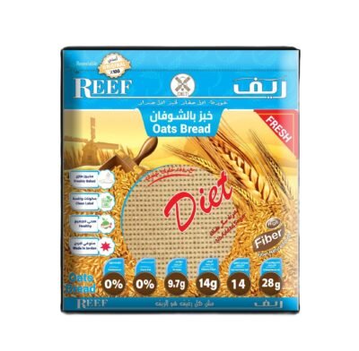ريف خبز الشوفان خالي من السكر، 450 غرام من فئة البروتين