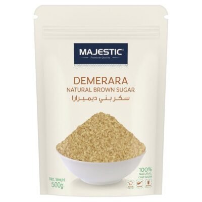 ماجستيك ديميرارا سكر بني طبيعي، 500 غم