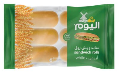 اليوم ساندويش رول أبيض، 6×360 غرام