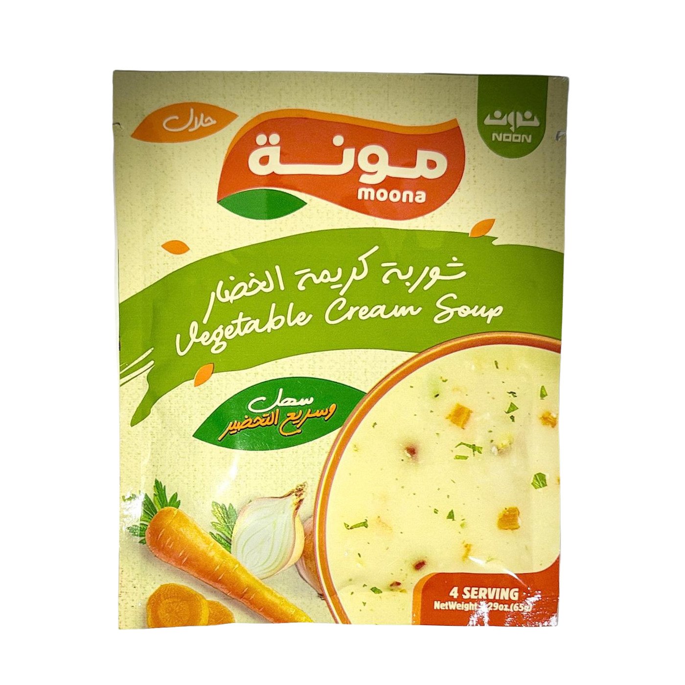 شوربة مونه كريمة خضار 65غم