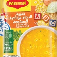 ماجي شوربة الدجاج مع احرف المعكرونة 66 غم