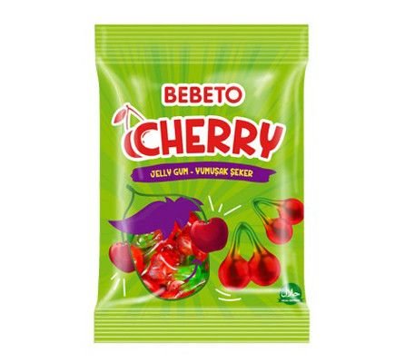 بيبيتو حلوى جيلي كرز، 80 غرام