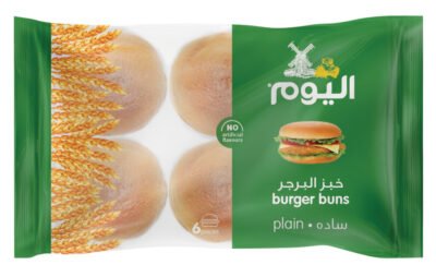 اليوم خبز برغر سادة 80 غم *6