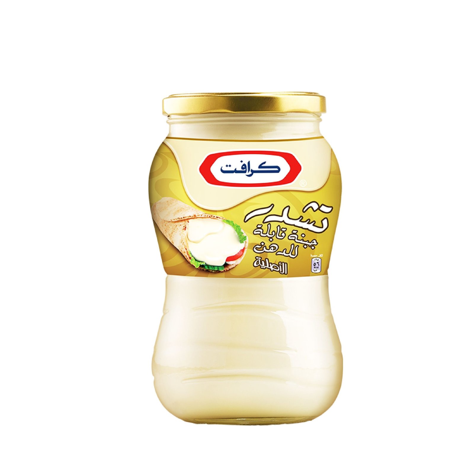 كرافت كاسات جبنة شيدر قابلة للدهن 870 غرام