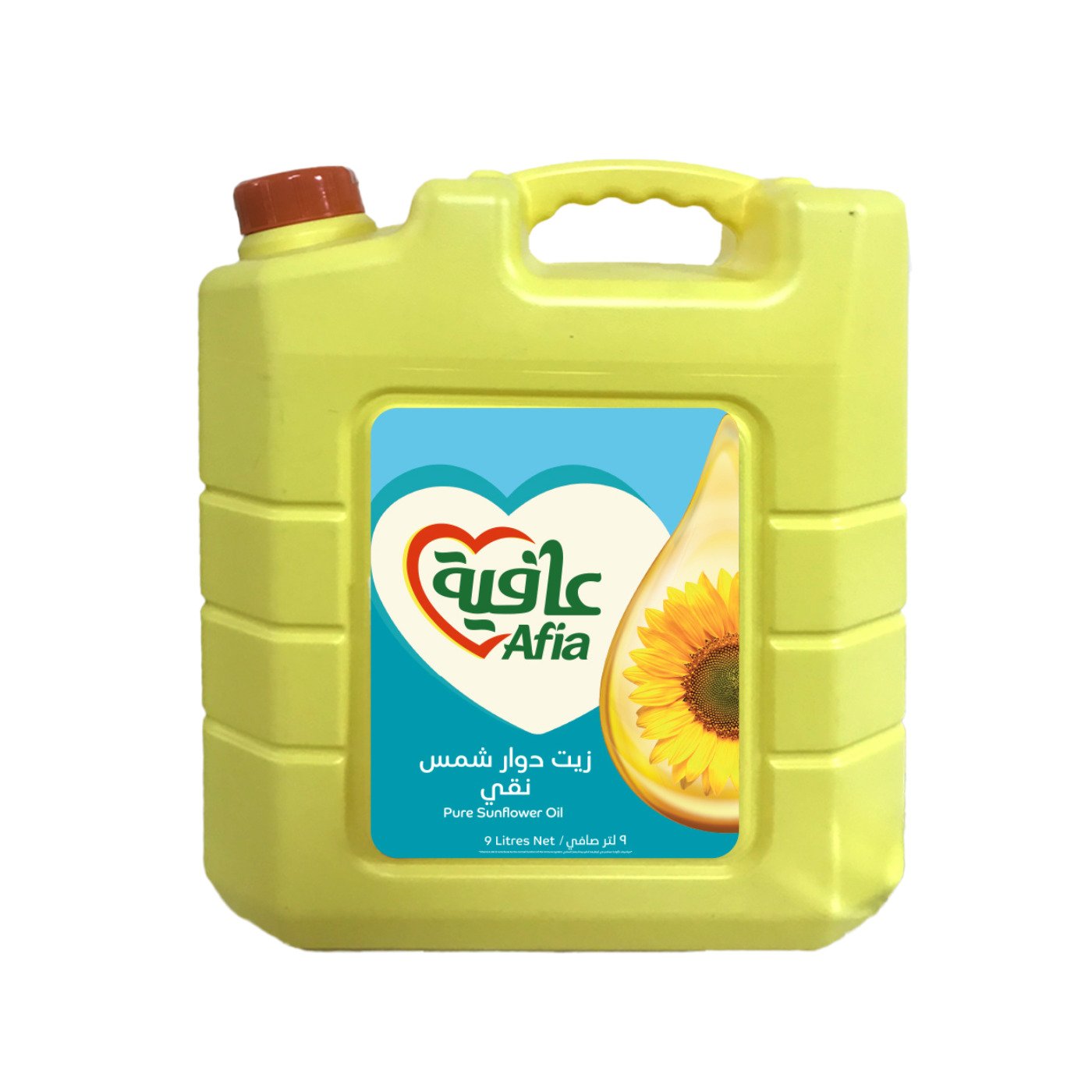 عافية زيت دوار الشمس، 9 لتر