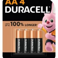دوراسيل, بطاريات قلوية AA 1.5V, 4 قطع