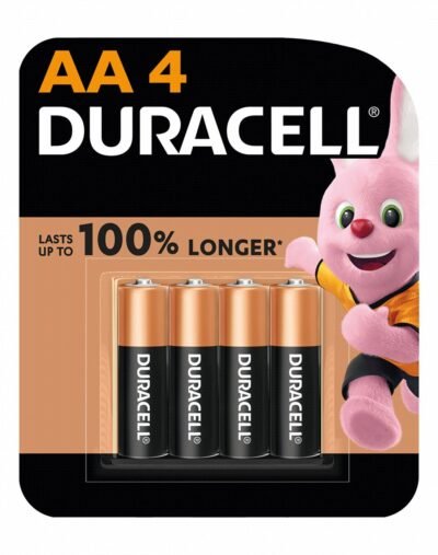 دوراسيل, بطاريات قلوية AA 1.5V, 4 قطع