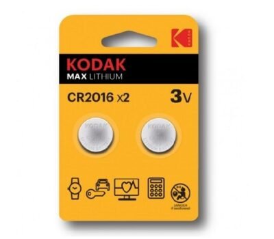 كوداك ماكس ليذيوم CR2016 x2 ,V3