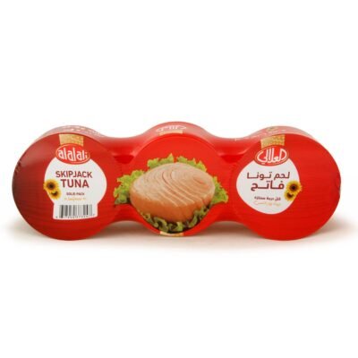 العلالي لحم تونا فاتح، 170 غرام × 3 قطع