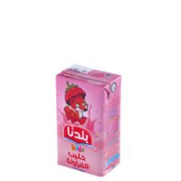 بلدنا حليب بنكهة الفراولة طويل الأجل، 125مل