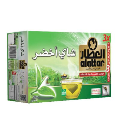 العطار شاي اخضر، 100 كيس
