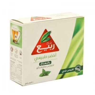 الربيع شاي أخضر بالنعناع 100 ميدالية